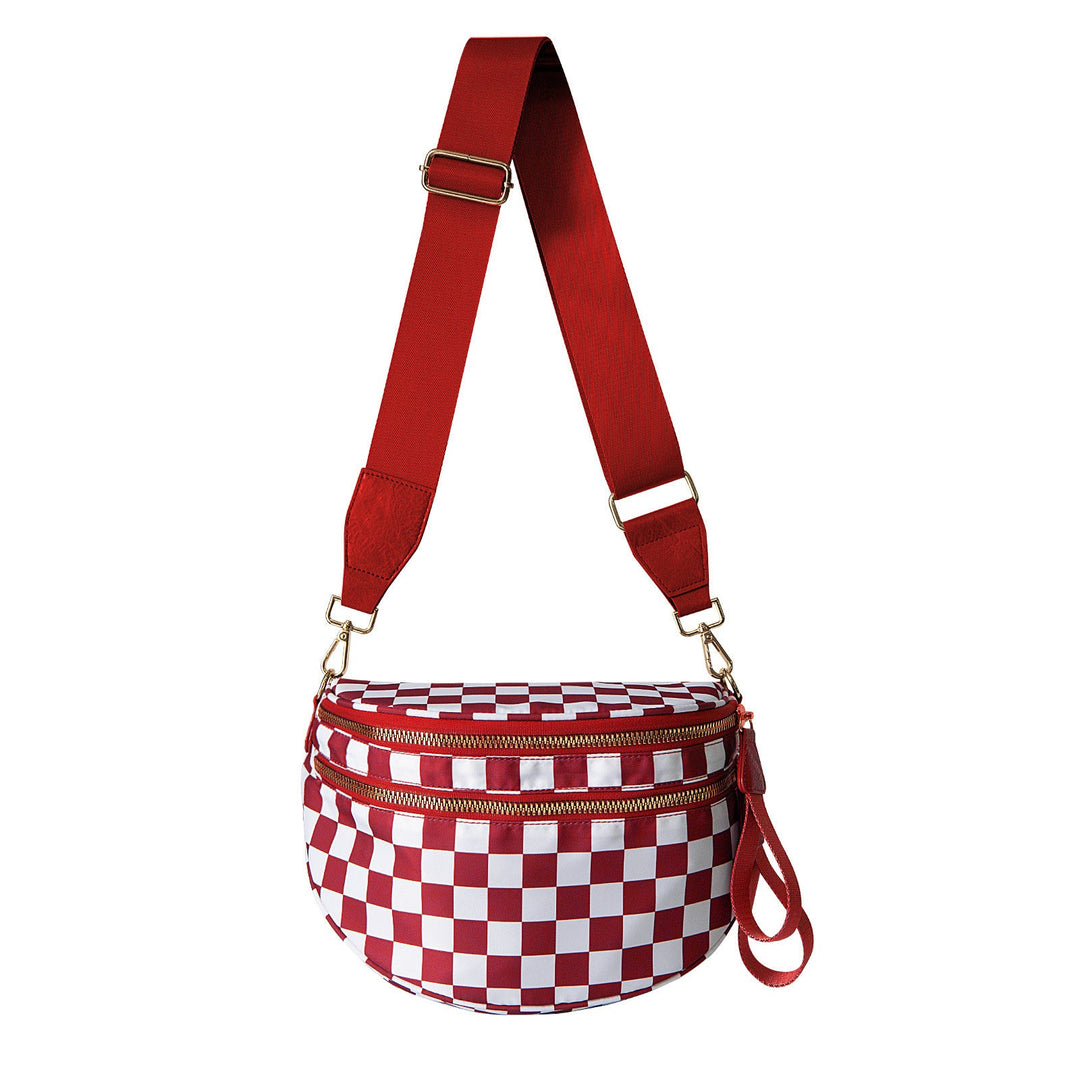 Checkered Crossbody Bag