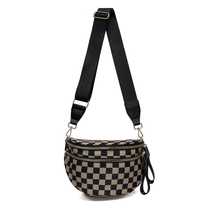 Checkered Crossbody Bag
