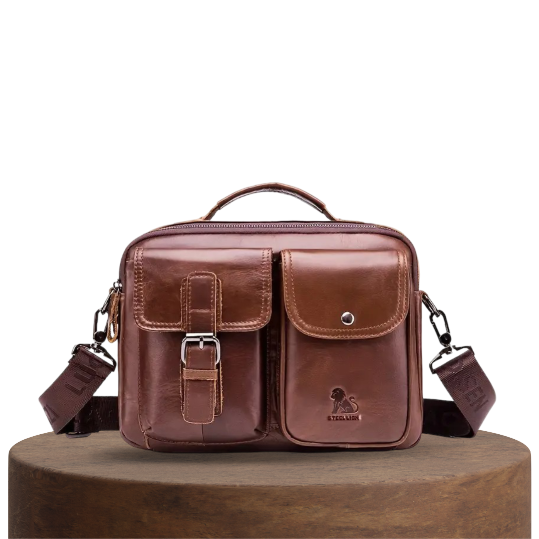 Brigit's Classic Leather Shoulder Bag