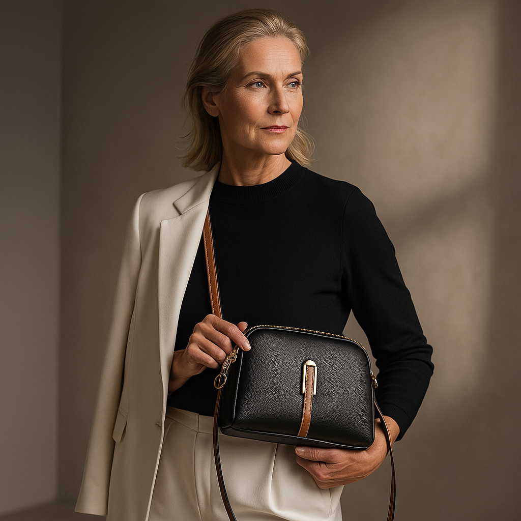 Side bag with Lychee Mila embroidery