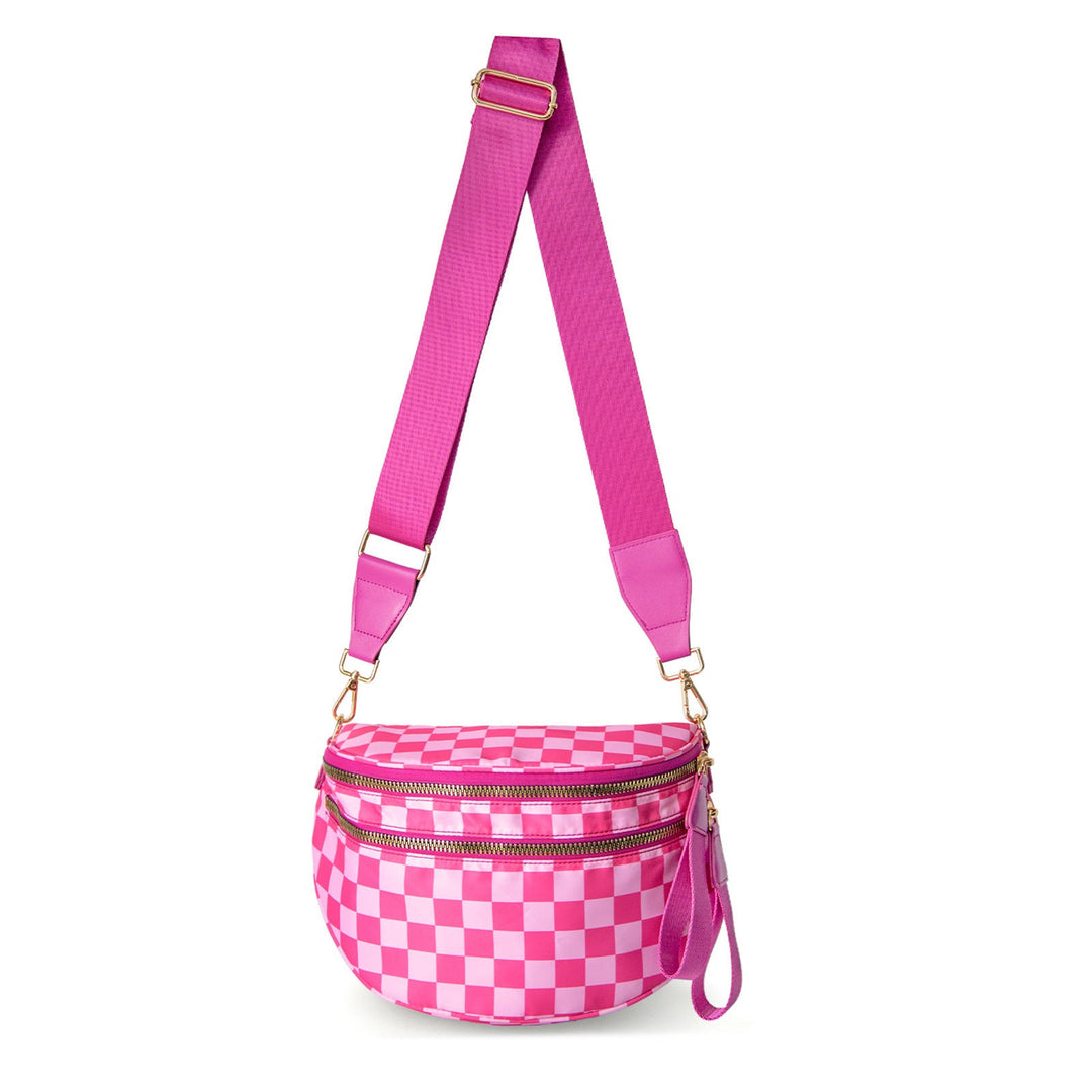 Checkered Crossbody Bag