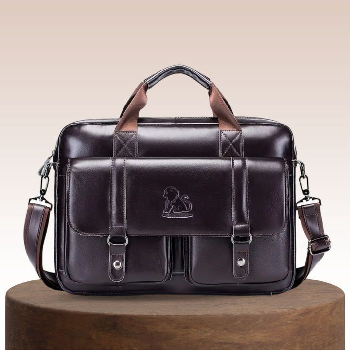 Sterling - Polished Leather Briefcase