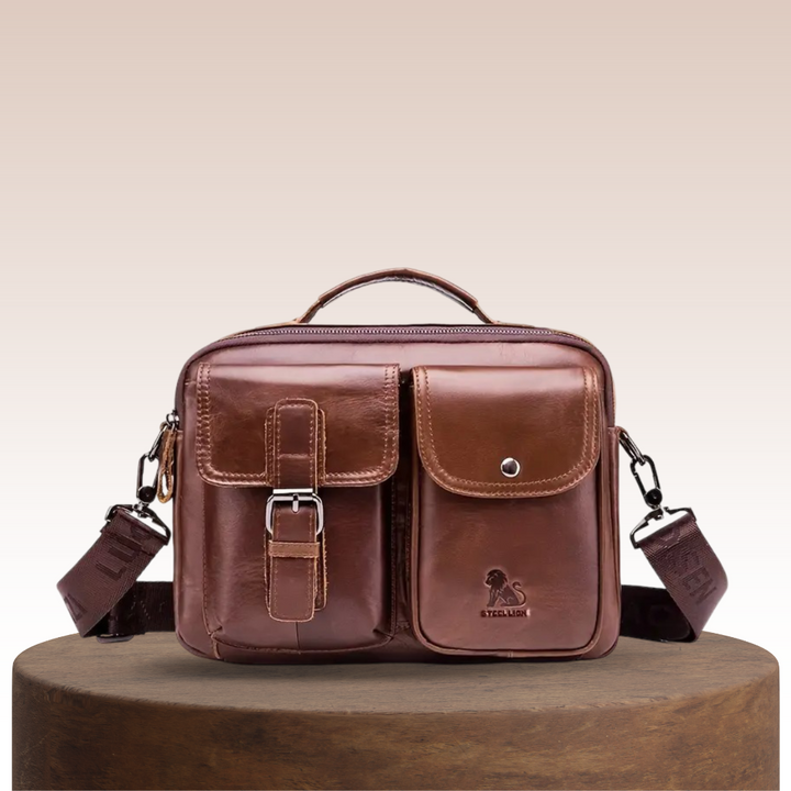 Brigit's Classic Leather Shoulder Bag