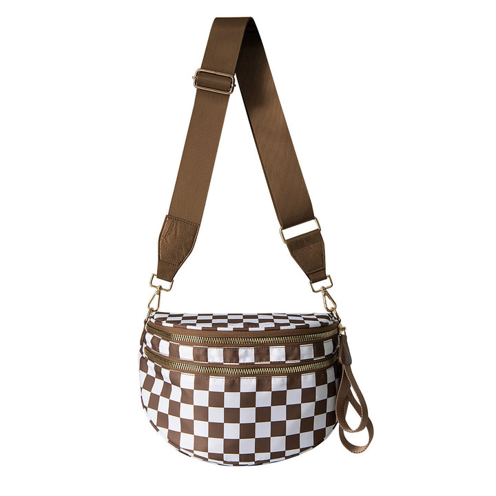 Checkered Crossbody Bag