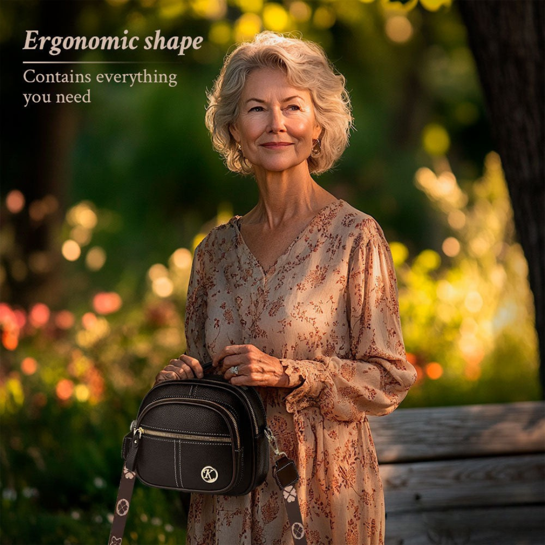 Brigit's timeless sophistication | Stylish bag with shoulder strap