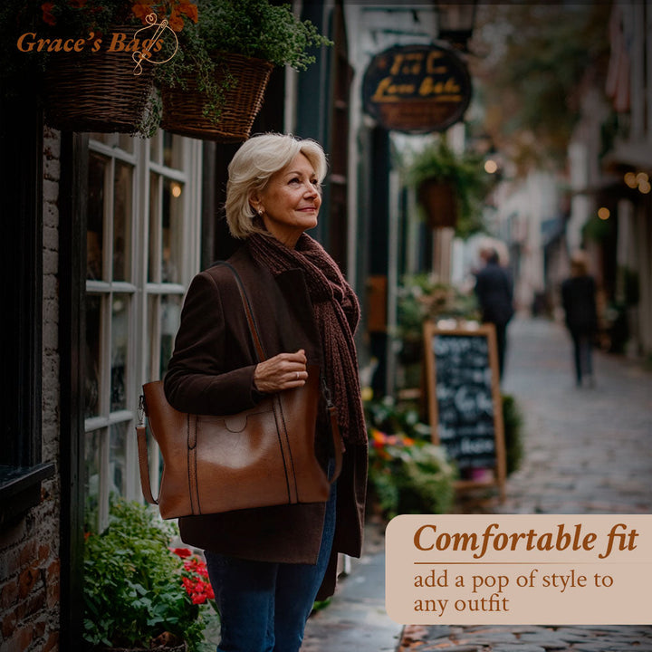Brigit’s vintage shoulder bag
