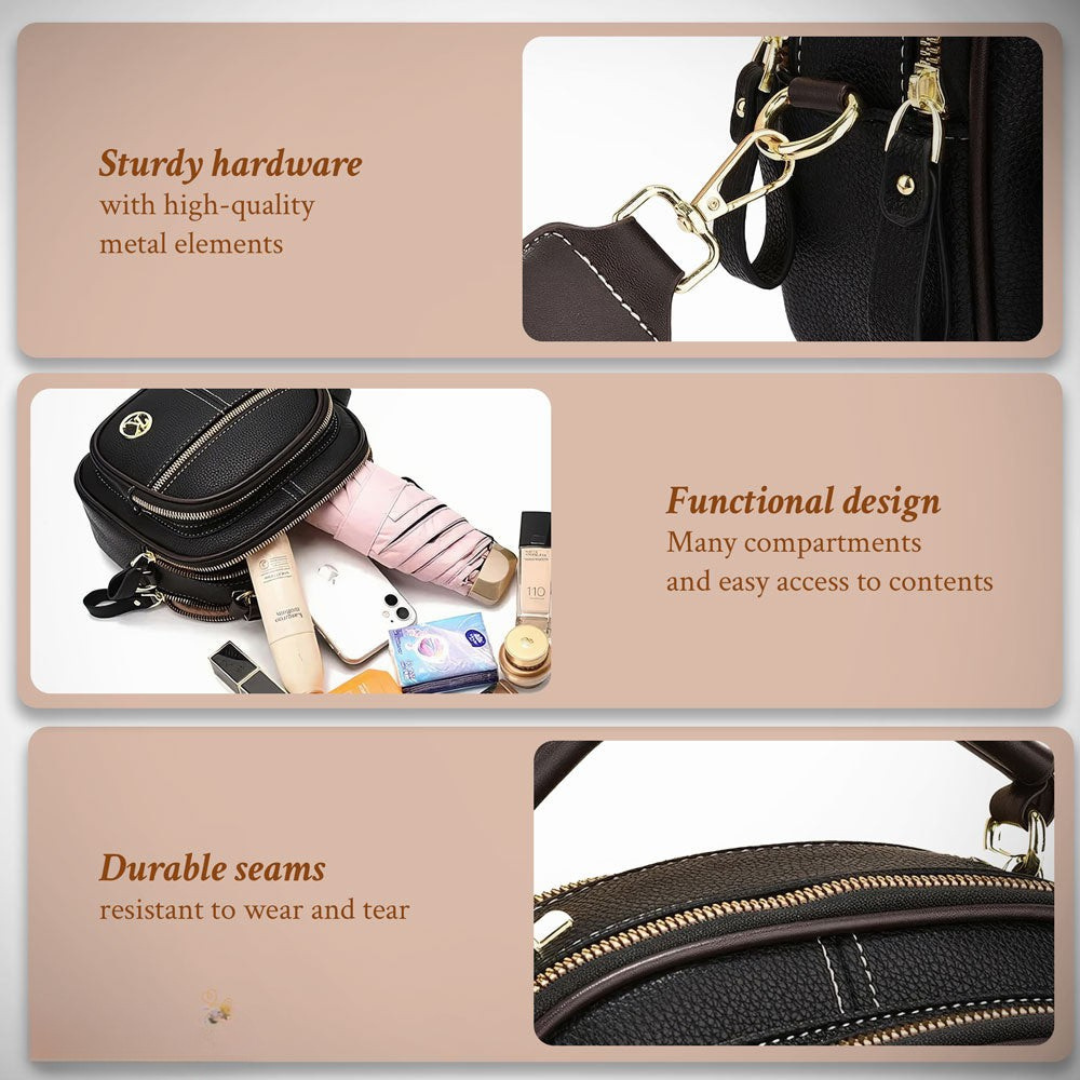 Brigit's timeless sophistication | Stylish bag with shoulder strap
