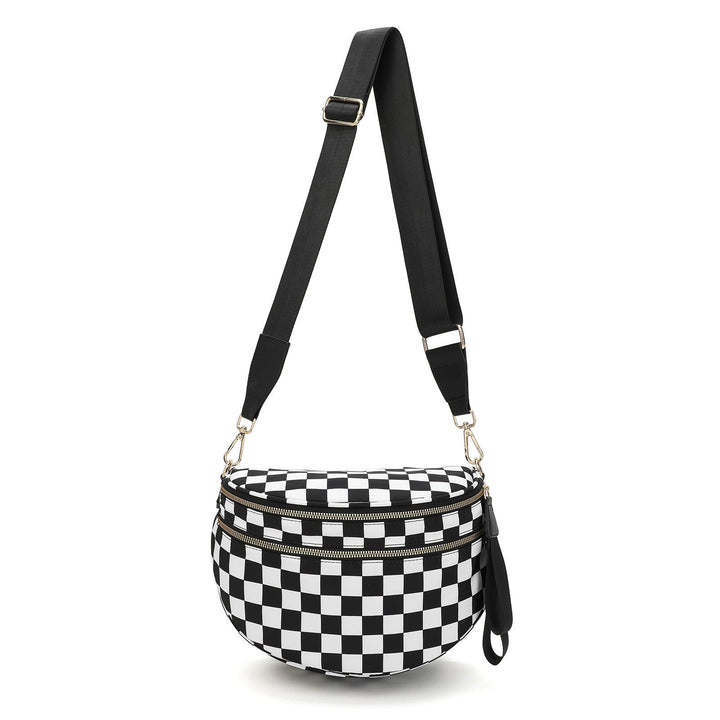 Checkered Crossbody Bag