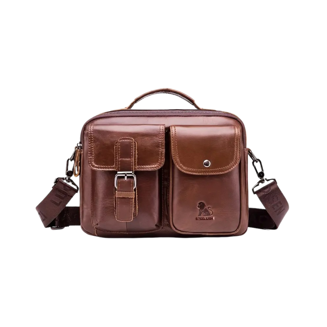 Brigit's Classic Leather Shoulder Bag