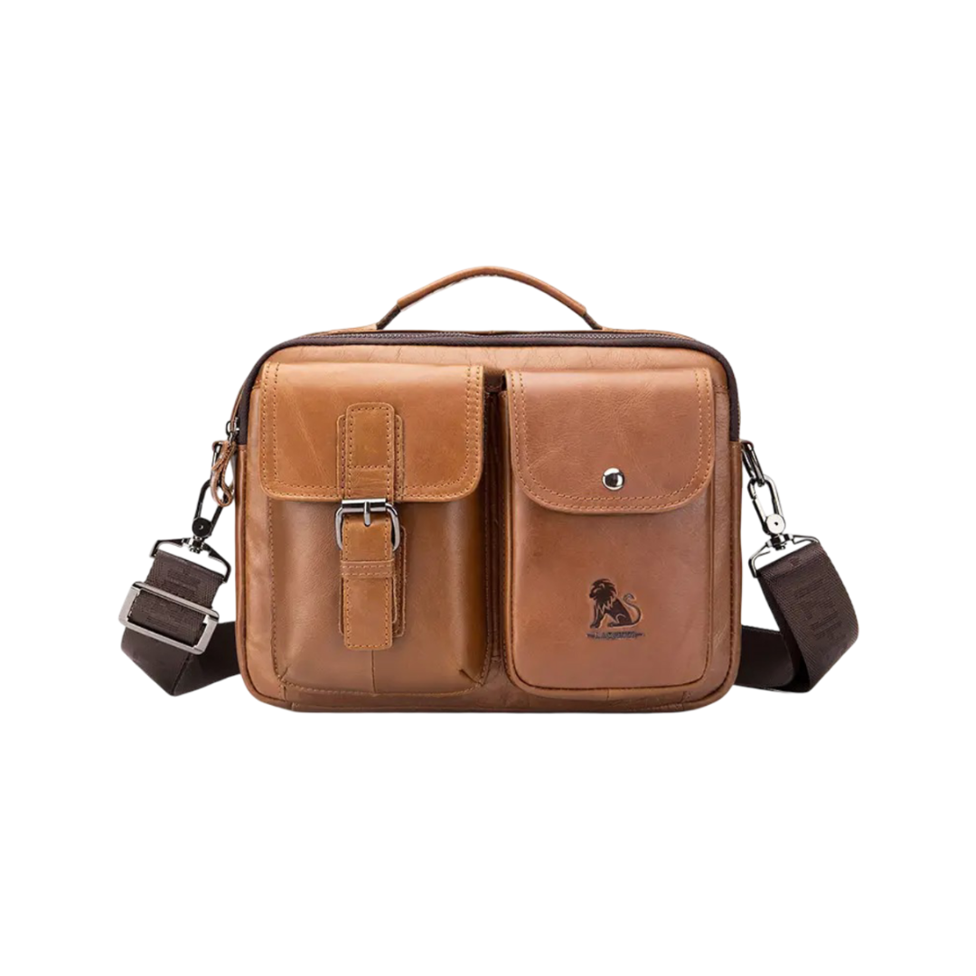 Brigit's Classic Leather Shoulder Bag