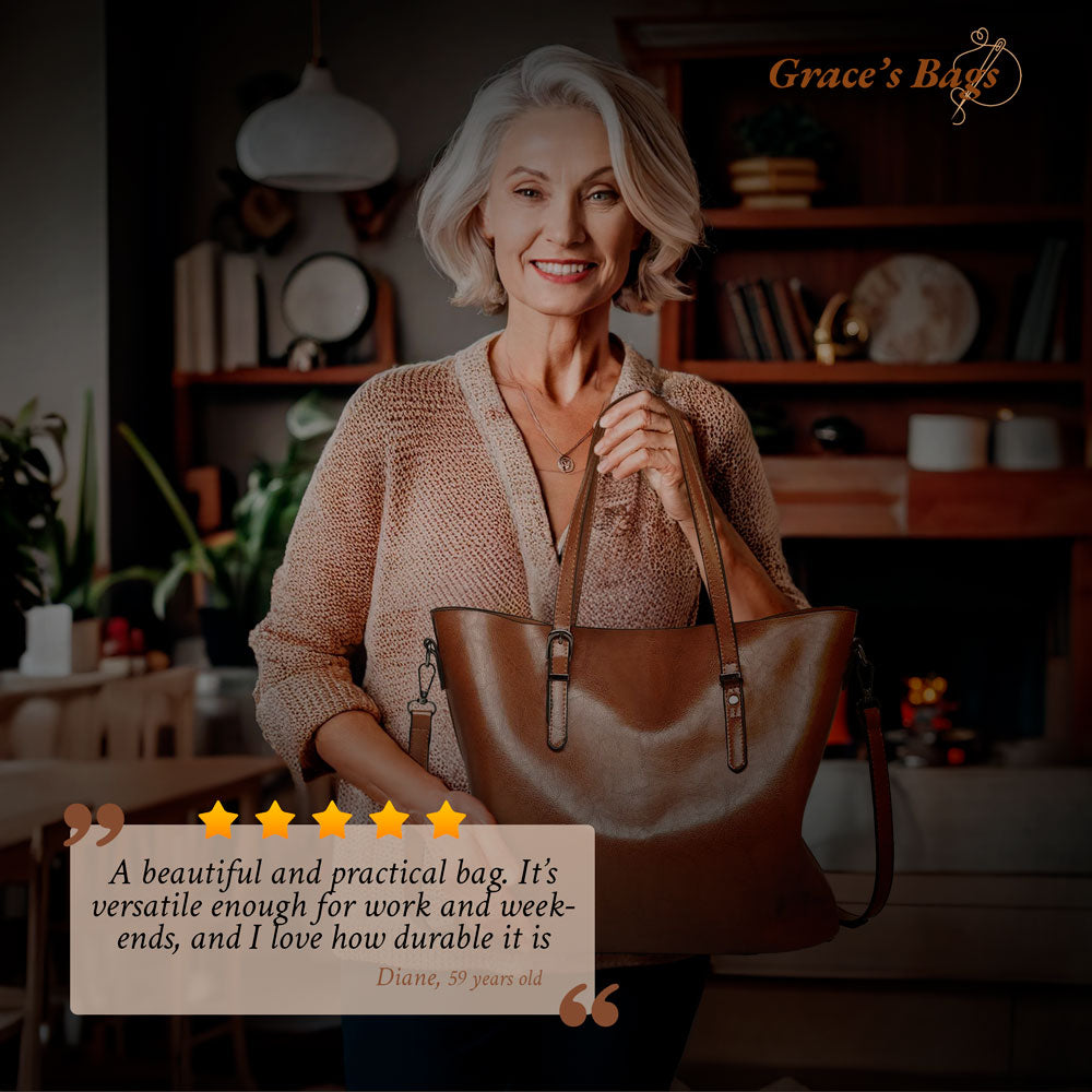 Brigit’s vintage shoulder bag