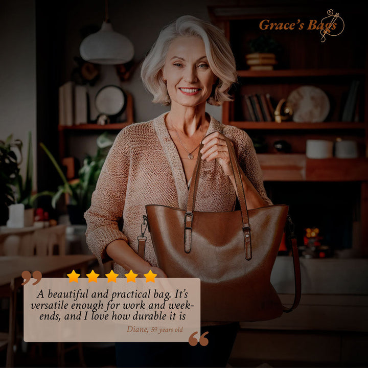 Brigit’s vintage shoulder bag