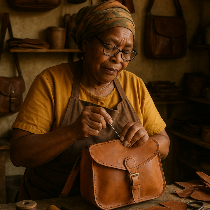 Beckett | Vintage Leather Chest Sling Bag
