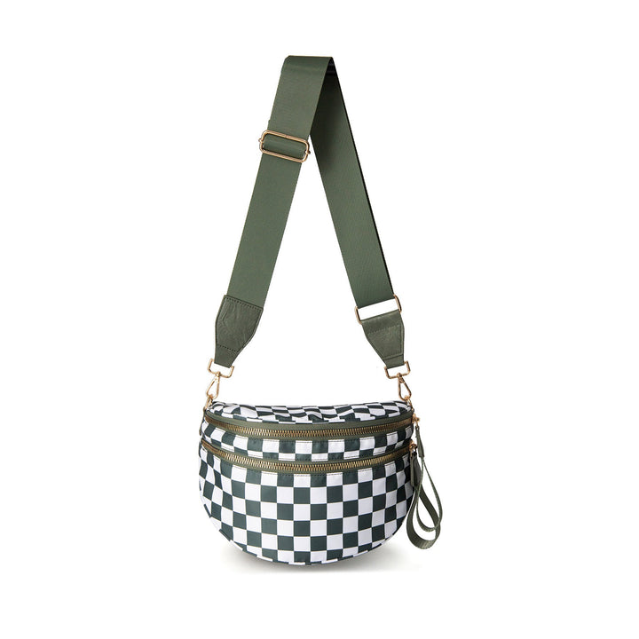 Checkered Crossbody Bag