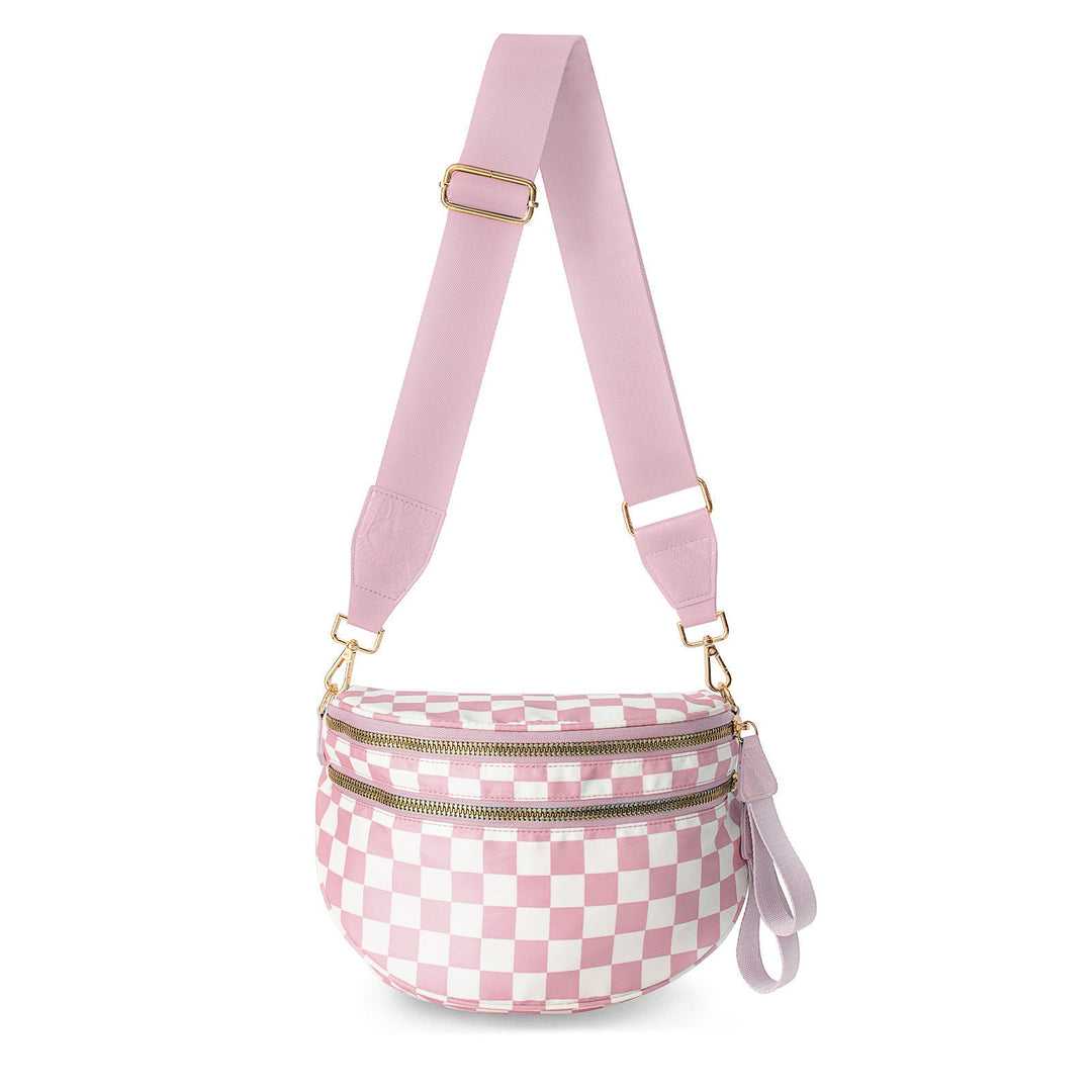Checkered Crossbody Bag