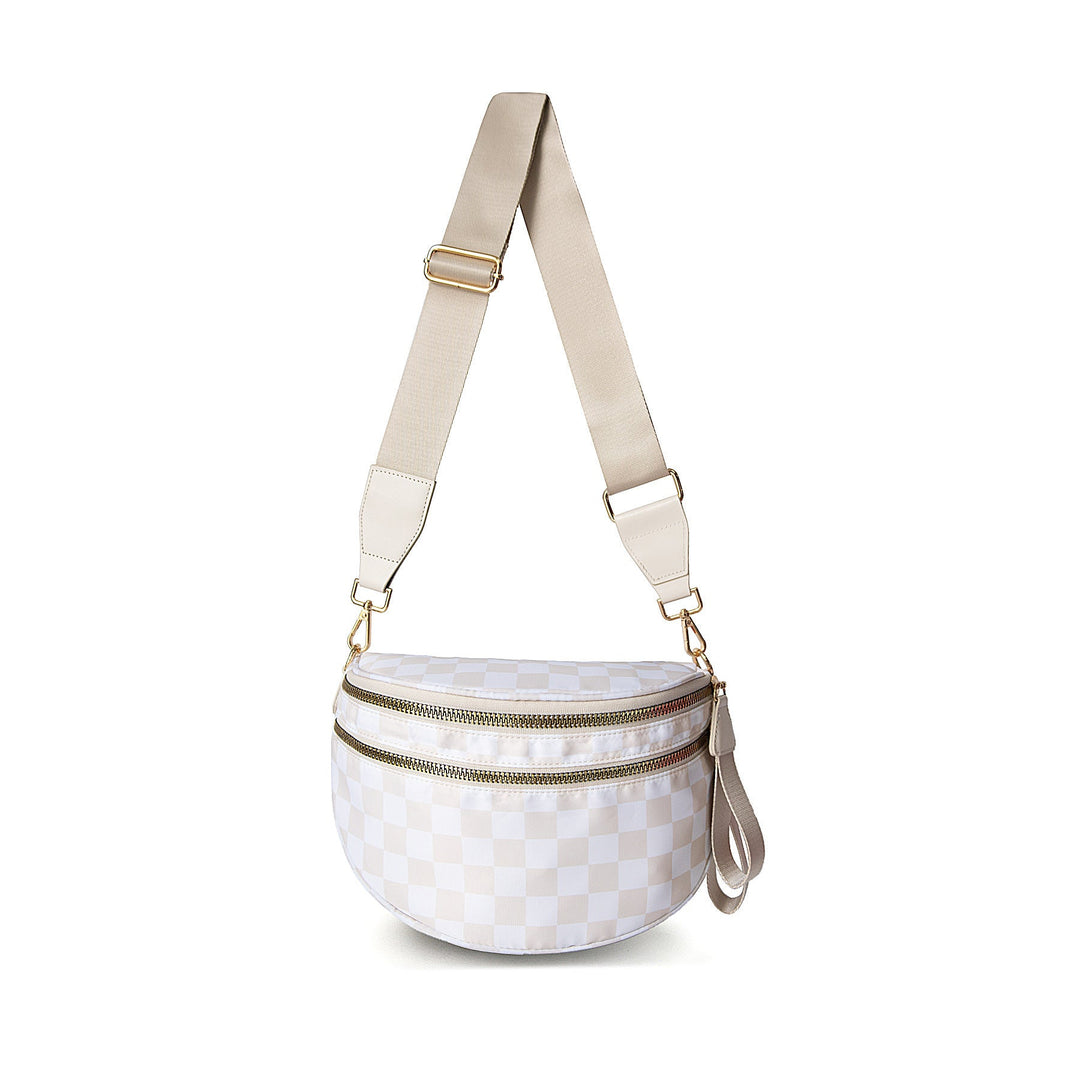 Checkered Crossbody Bag